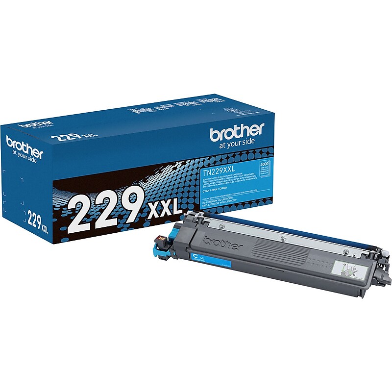 Brother TN229XXL Cyan Super High Yield Toner Cartridge (TN229XXLC) image 1