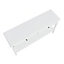Storied Home Pleasantville Console Table, White (EC1085)~#|#~586E0609-60D3-4E89-924878230D8966EB_sc7