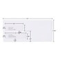 Staples Security Tinted #10 Double Window Envelopes, 4 1/8" x 9 1/2", White, 500/Box (ST20137)~#|#~586E80CA-486E-4799-8F353BF2B142F91B_sc7