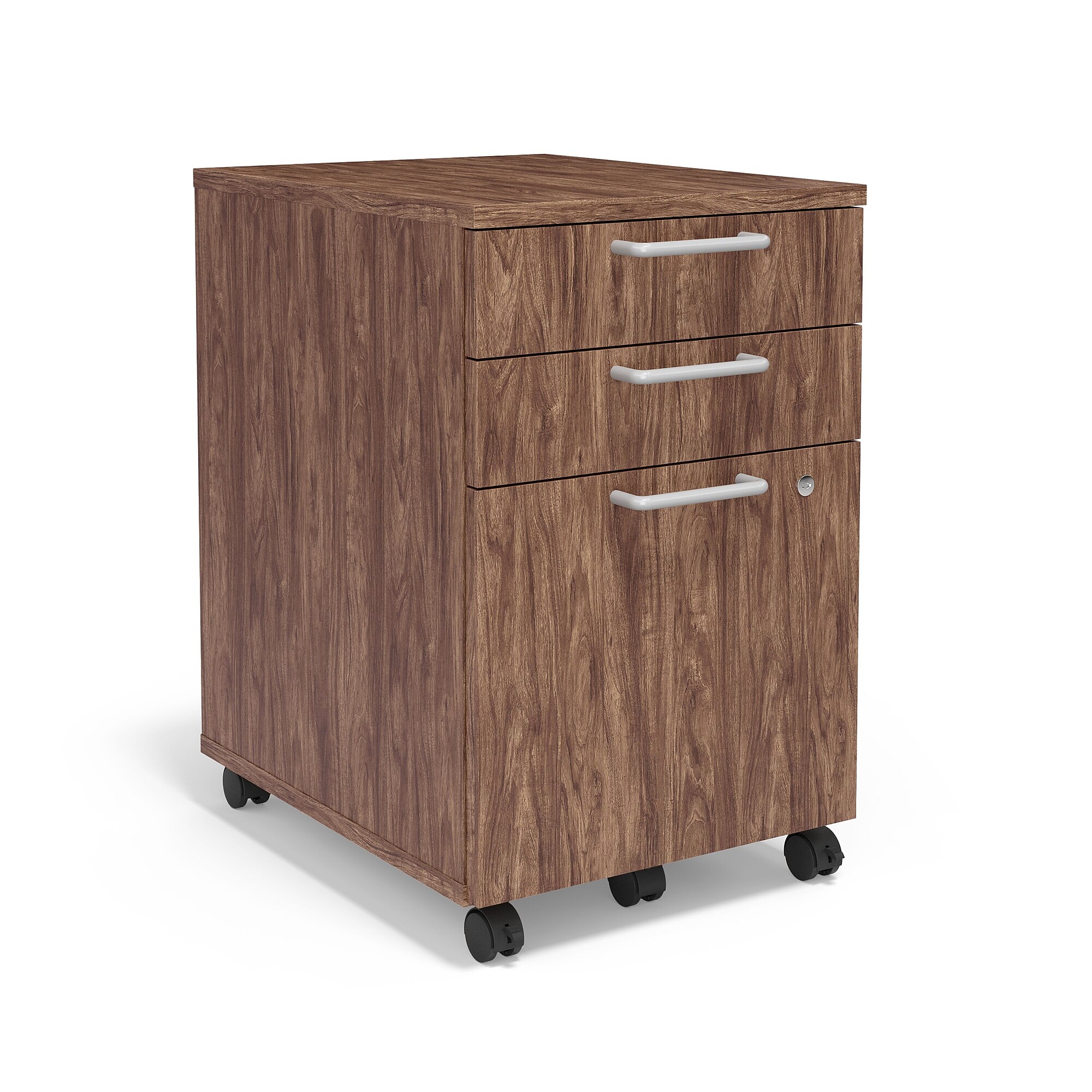 Union & Scale Essentials 3-Drawer Mobile Vertical File Cabinet, Letter/Legal, Lockable, 24.3″H x 15.6″W x 21.3″D, Espresso Sansujyuku sansujyuku.com