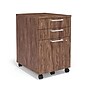 Union & Scale™ Essentials 3-Drawer Mobile Vertical File Cabinet, Letter/Legal, Lockable, 24.3"H x 15.6"W x 21.3"D, Espresso~#|#~58737E93-3C4F-4ECA-851D81B78F4338D5_sc7