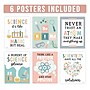 Hadley Designs 11" x 14" Boho Science Bulletin Board Classroom Decor Posters, 6/Set (HDDX004BE8MMP)~#|#~5873B20C-B95B-44A2-940D692E19108D3A_sc7