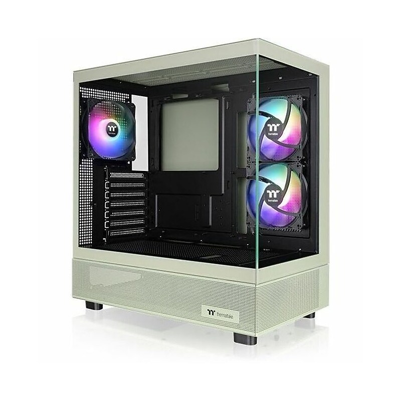 Thermaltake View 270 Plus TG ARGB ATX Mid-Tower Gaming Computer Case, Matcha Green (CA-1Y7-00MEWN-01) image 1