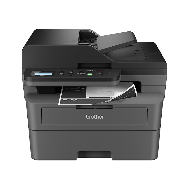 Brother DCP-L2640DW Compact Wireless Black & White Laser Printer, All-In-One, Print, Scan, Copy, Refresh Subscription Ready image 1