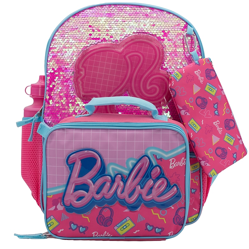 Accessory Innovations Barbie Kids Backpack, Medium, Pink, /Case (B26BA68009-ST) image 1