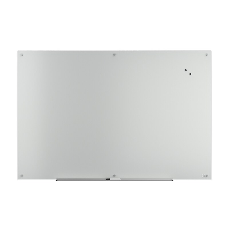 TRU RED™ Magnetic Tempered Glass Dry Erase Board, White, 6' x 4' (TR61197) image 1