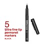 Staples Duramark Permanent Marker, Ultra Fine Tip, Black, 5/Pack (ST62952)~#|#~587D0774-D32E-481C-B7E7C65D5D3623A9_sc7