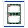 Avery Silver-Green Plaid Matte Blank Card, White, 20/Pack (S00-FJ5)~#|#~58802F98-FE61-421F-9EAA73447F3472BB_sc7