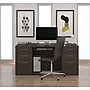 Bestar Embassy 66"W Executive Desk, Dark Chocolate (60850-79)~#|#~58808C3A-4128-494A-9ACAEC7A97AE9709_sc7