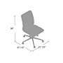 Boss Millennial Modern Faux Leather Computer and Desk Chair, Black (B330-BK)~#|#~58839058-75FD-48F7-A98F8B60D7B0B072_sc7