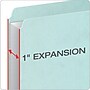 Pendaflex Recycled Heavy Duty Pressboard File Folder, 1/3-Cut Tab, 1" Expansion, Letter Size, Blue, 25/Box (9200T 1/3)~#|#~5889BE13-2E75-4BC4-B846F6FEB203F182_sc7