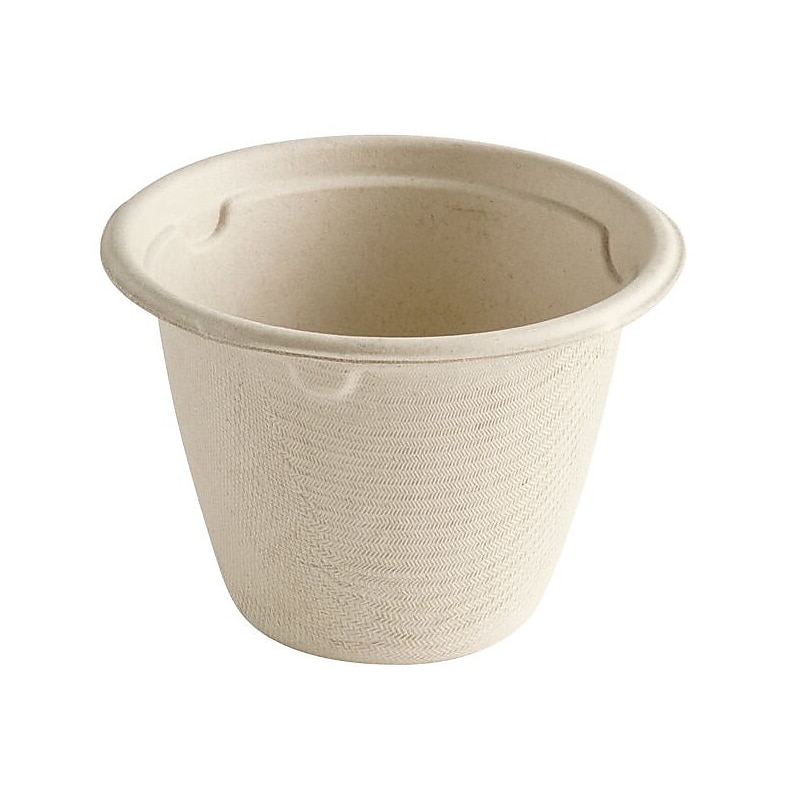 World Centric Fiber Cups, 4 oz, 2.9" Diameter, Paper, 1,000/Carton (CUSC4NLFP) image 1
