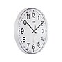 Infinity Instruments Intrinsic Prosaic ITC Wall Clock, 12"Dia. (14529SV-830)~#|#~589A5CA3-606D-42C6-8807CB5D90D7F9CA_sc7
