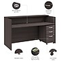 Bush Business Furniture Arrive 72"W Reception Desk with Shelf and Mobile File Cabinet, Storm Gray (ARV005SG)~#|#~589C9FB3-2374-486C-AEFFD233D4885613_sc7