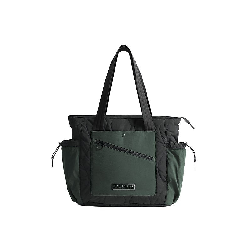 BAGSMART Vega Polyester Tote Bag, Black (BM0305085AN298) image 1