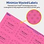 Avery Laser/Inkjet Arched Square Multipurpose Labels, 2" x 2-3/16", Bright Pink, 240/Pack (94124)~#|#~58A100AE-653D-4F30-A289EFACAB5F945C_sc7