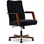 Finch NEO ONE Ergonomic Velvet Fabric/Wood Swivel Executive Chair, Black (52304-BLK)~#|#~58A121A5-CCFD-4403-9EECA53E8AE675E5_sc7