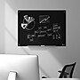 TRU RED™ Tempered Glass Dry Erase Board, Black, 4' x 3' (TR61200)~#|#~58A42C96-74DB-49C7-B283871F368E69D1_sc7