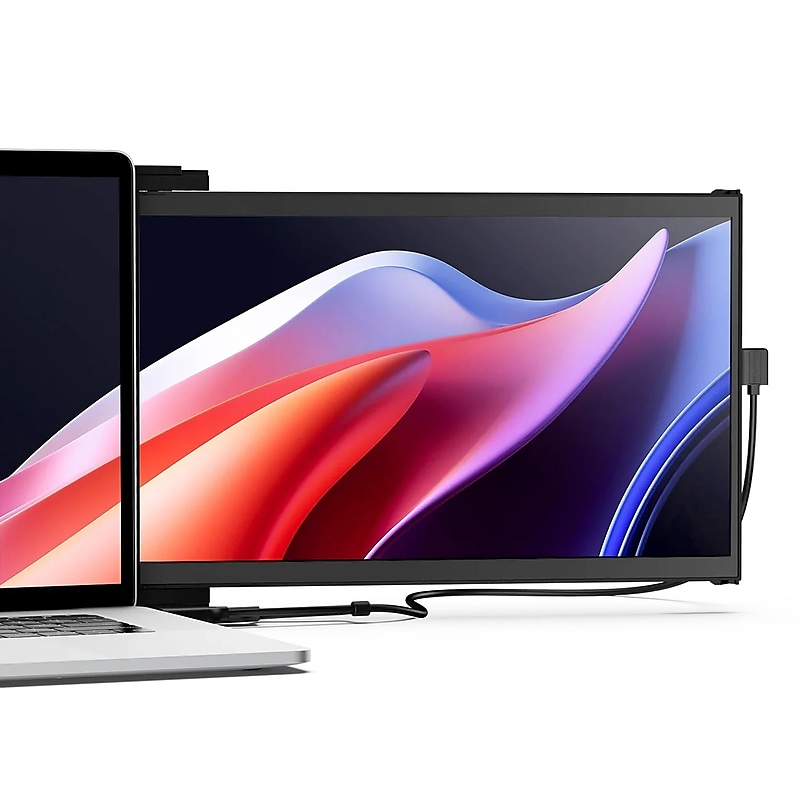 Mobile Pixels DUEX MAX DS 14.1" 60Hz LCD Portable Monitor, Black (101-1007G01) image 1