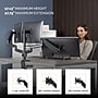 Fellowes Platinum Series Adjustable Triple Arms, Up to 27" Monitor, Black (8042601)~#|#~58A53094-C5BF-4383-95A68E893FA58766_sc7