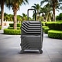 InUSA Aurum 21.65" Hardside Suitcase, 4-Wheeled Spinner, TSA Checkpoint Friendly, Black (IUAUR00S-BLK)~#|#~58A8B677-2AB1-499C-92FBAC989DD66E9B_sc7