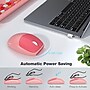 SaharaCase Wireless Ergonomic Keyboard and Laser Mouse Combo, Lime Pink (KB4)~#|#~58AB08EB-0616-4818-ACE8CE19F9732C5D_sc7