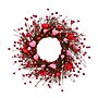 Nearly Natural 18-in Artificial Valentine-fts Day Heart & Berry Twig Wreath (W1412)~#|#~58AB7F75-452D-4A02-8A20EE6F1E014022_sc7