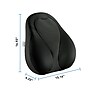 Mount-It! Ergo Collection Memory Foam Curved Back Support, Black (MI-1105)~#|#~58AF0FAE-6719-4DCF-9FF09AB357ABF1E6_sc7