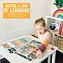 Hadley Designs 17" x 11" Retro Boho Preschool Educational Posters For Toddlers, Laminated, 16/Set (HDDX004ACFGE5)~#|#~58B00F90-7B1A-4EE0-8D2AE36B8714524B_sc7