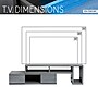Techni Mobili Manufactured Wood Console TV Stand, Screens up to 65", Gray (RTA-7050-GRY)~#|#~58B65ABF-94C2-4D0D-9B20DE53FBE8257F_sc7
