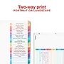 Staples Customizable Table of Contents A-Z Dividers, 26-Tabs, Multicolor (ST62977)~#|#~58B6CB4D-893D-4BAD-A9C1F3C1221C945E_sc7