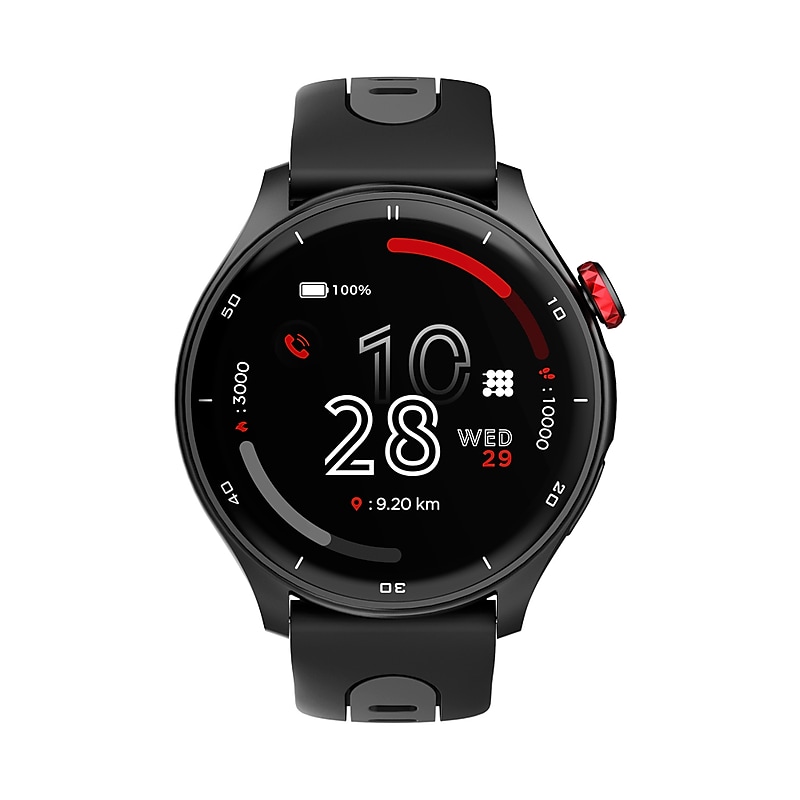 Cubitt AURA Pro Smartwatch, GPS, 36.32mm, Aluminum Case, Obsidian Black Sport Band (CT-AURAP1) image 1