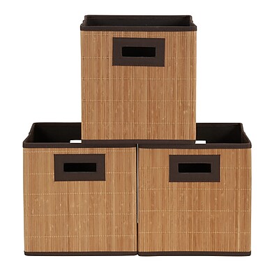 Household Essentials Wicker Storage Cube - Thumbnail 3