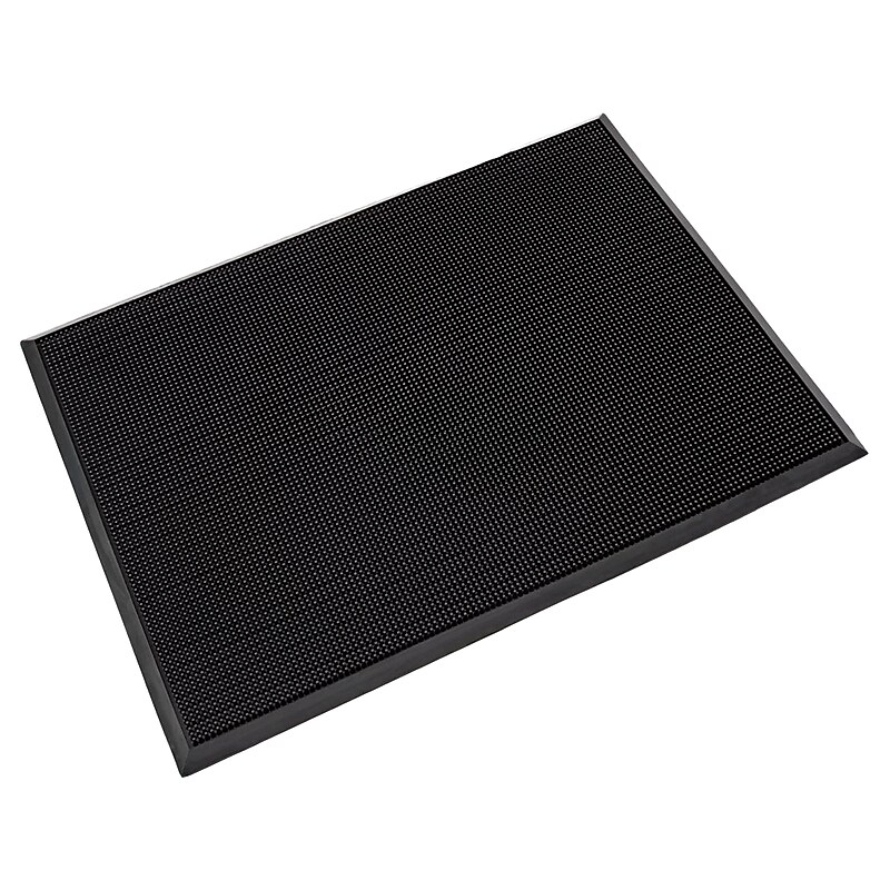 Crown Mats Mat-A-Dor Commercial Scraper Floor Mat, 24" x 32", Black (MA SR42BK) image 1
