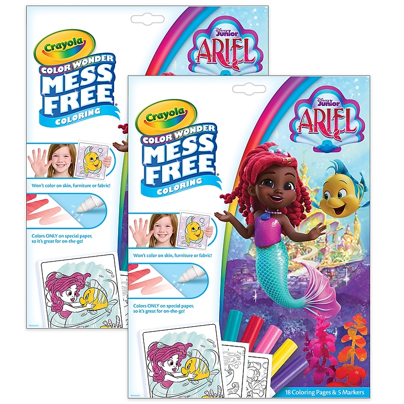 Crayola Color Wonder Ariel Foldalope, 18 Pages, 2/Bundle (BIN757015-2) image 1