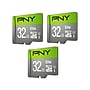 PNY Elite 32GB microSDHC Memory Card with Adapter, Class 10, UHS-I, 3/Pack (P-SDU32GX3U1100)~#|#~58DB0A96-DE73-4C46-ACAEFE7880D7DA6C_sc7