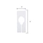 Nahanco 2T Plastic Divider White (QSDWTK-2T)~#|#~58DE47AC-3594-402E-BAA834FA8AE65A52_sc7