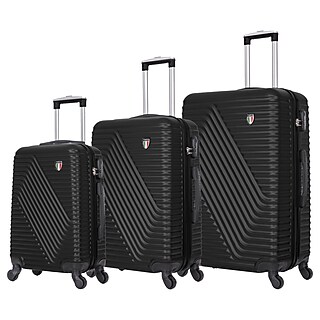 TUCCI FORTE Banda 3-Piece Hardside Spinner Carry-On Luggage Set