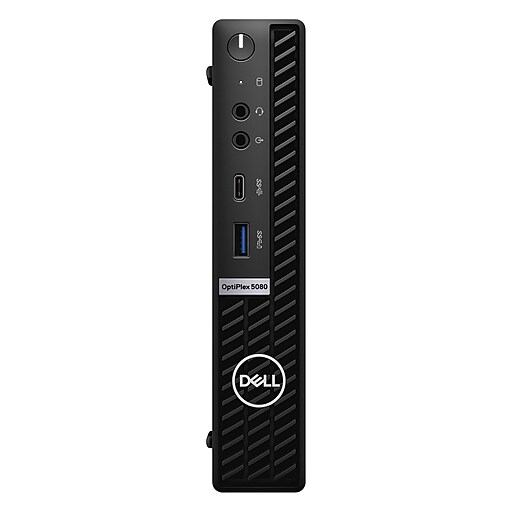 Dell OptiPlex 5080 Micro Refurbished Desktop Computer, Intel Core