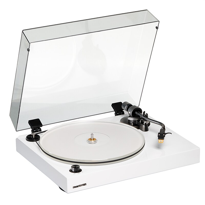 Fluance RT85N Reference Turntable with Nagaoka MP‑110 & Acrylic Platter, High Gloss White (RT85NWH) image 1