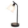 Simple Designs Sleek Essentials LED Desk Lamp, 15.75", with USB Ports, Black (LD1074-BLK)~#|#~58EA5645-448C-47BC-BDE236FD49982864_sc7