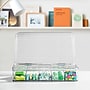 iDESIGN Small Stackable Plastic Storage Bin, Clear (40067)~#|#~58EC0D24-3F82-4DC3-821EC6E9BFE8238A_sc7