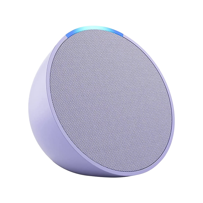 Amazon Echo Pop Wi-Fi/Bluetooth Wireless Smart Speaker with Alexa, Lavender Bloom (53-031157) image 1