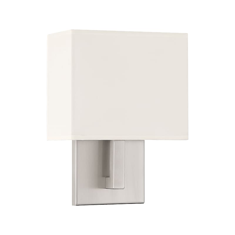 Viribright Mid Town 1-Light LED Wall Sconce, Brushed Steel (220038) image 1