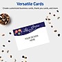 Avery Silver-Snowflakes Matte Blank Card, White, 20/Pack (S00-FK2)~#|#~58F47B86-2B70-48E1-87A2D1B51DDDC113_sc7