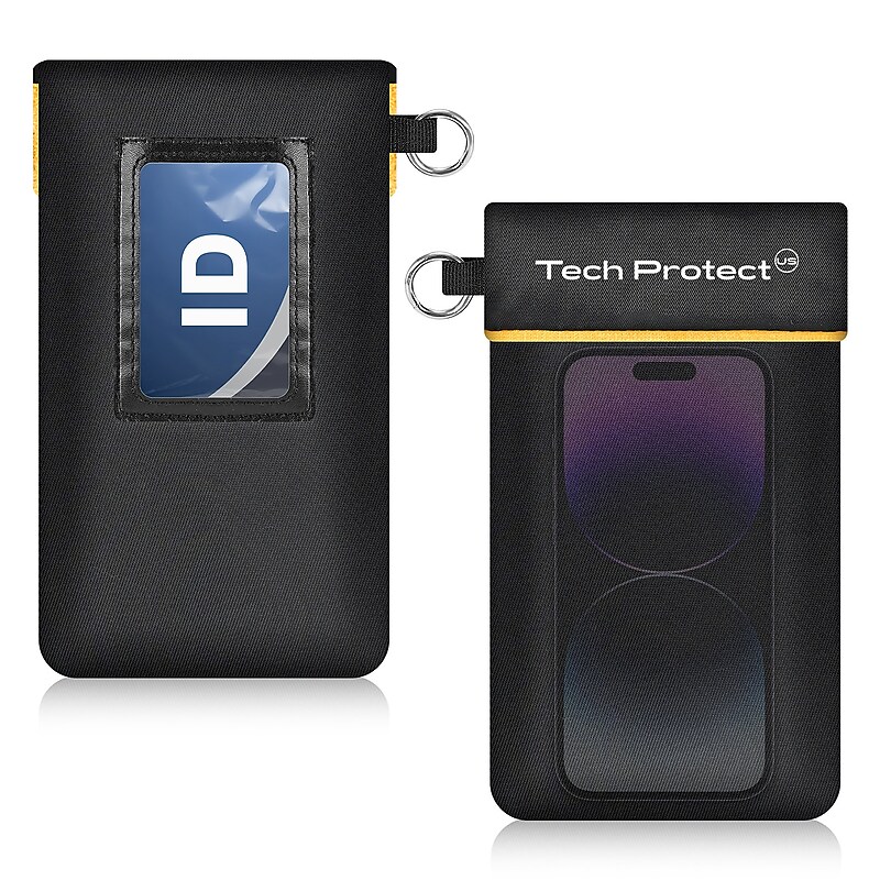 TechProtectus Faraday Cell Phone Pouch, Black (TP-CP-V2) image 1