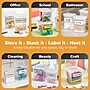 Bostitch Konnect Nest Stackable Boxes, Clear, 3/Bundle (23233)~#|#~58FCD44E-557B-4A04-9BF5AAFD3BBAAD84_sc7