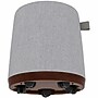 MUM Perch Fabric Round Sitting Stool Ottoman, Gray (PSF5020)~#|#~58FCFE97-B417-4618-A653CC4E31D9FE2B_sc7