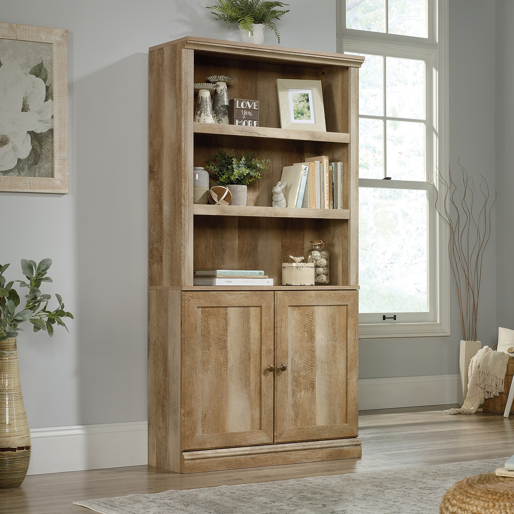 Sauder Select 70″H 5-Shelf Bookcase, Lintel Oak (426413) Sansujyuku sansujyuku.com