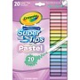 Crayola Super Tips Pastel Washable Kids Markers, Multicolored, 20/Pack (BIN587516)~#|#~5901766B-BA43-4279-AF4A4EB59DA21234_sc7